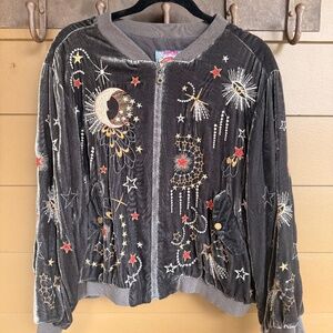 Johnny Was Velvet Jacket